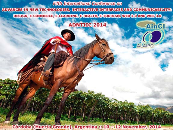 5th International Conference on ADNTIIC 2014 :: Huerta Grande, Córdoba :: Argentina